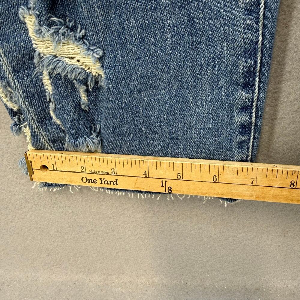 Judy Blue Jeans Women's 11/30 Blue Cropped Straight Leg High Waist NWT - Picture 13 of 14